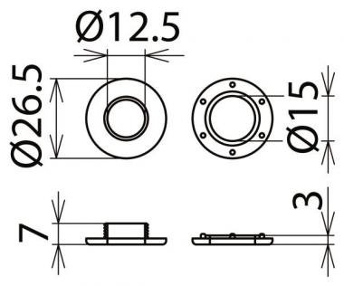 Dehn 785649 OEK12NS Öse a. KS  OEK 12 NS 