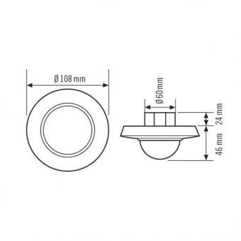 ESY Decken-Bewegungsmelder   MD-C360i/24 