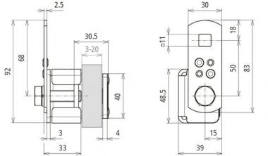 Dehn 372330 AKK AL B11.11 KBF 3 20 STTZN 