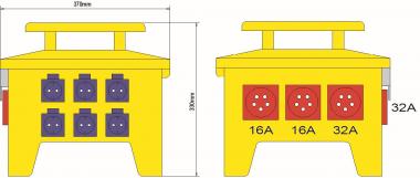 ET Steckdosenverteiler   SVK 63N/A/622-G 