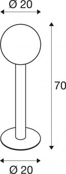 SLV GLOO PURE 70 Pole Outdoor    1002001 