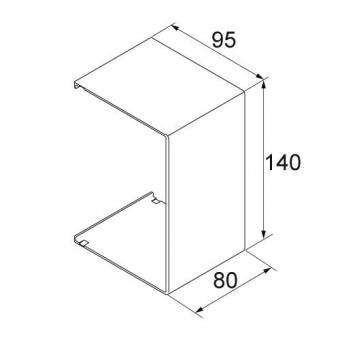Unex Verbindungsstück reinweiß  31545-02 
