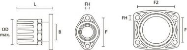 Hellermann HG16-SFL-PA66-BK 
