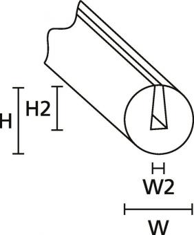 Hellermann PS1-PVC-BK Kantenschutz 