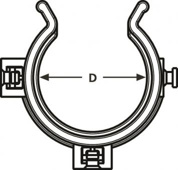 Hellermann HWCLIP20-PA66HIRHS-BK(50) 