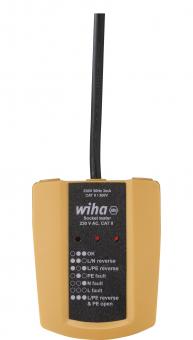 Wiha Steckdosentester 230 V AC, CAT II 