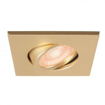 SLV Abdeckring gold matt eckig   1007194 