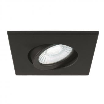 SLV Abdeckring Schwarz eckig     1007184 