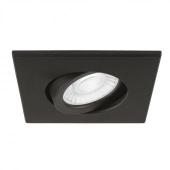 SLV Abdeckring Schwarz eckig     1007184 
