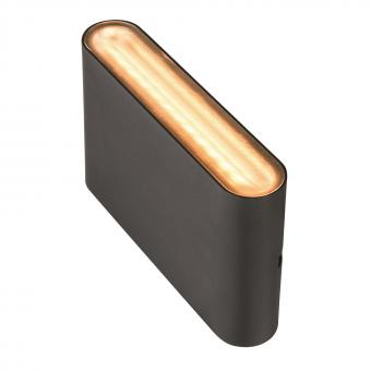 SLV Fassadenleuchte OVAL 14 sw   1007142 