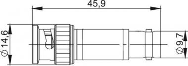 TG BNC-Dämpfungsglied 10 dB, J01006A0024 