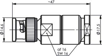 TG BNC-Kabelstecker Loet     J01000A1940 