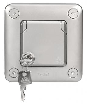 Legrand 077839 Steckdose IP44 m.Schloss 