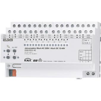 JG KNX Jalousieaktor 8fach    2508 REGHE 