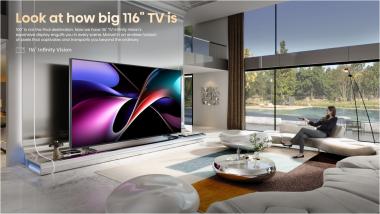 Hisense 116UXQ Mini LED-TV Mini-LED RGB 