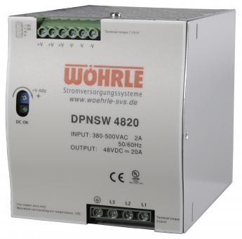 Wöhrle Dreiphasen-Netzgerät   DPNSW 4820 
