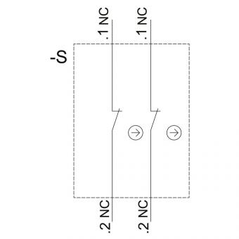 Siemens 3SU14001AA101EA0 Kontaktmodul 
