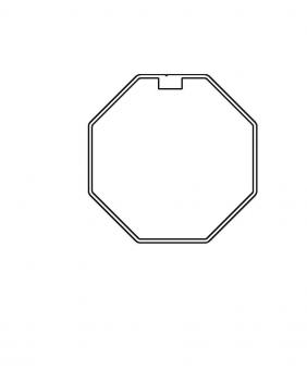 Rademacher 4041-6 Achtkantstahlwelle 6m 