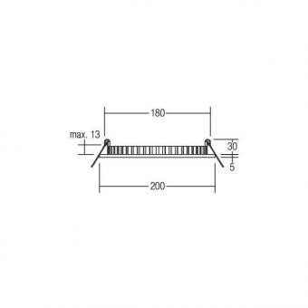 BRUM LED-Einbau-Panel 24V       12217683 