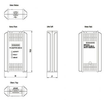 Siemens 6GK15710BA000AA0 PC Adapter USB 