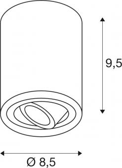 SLV TRILEDO CL Indoor Decken-    1002012 