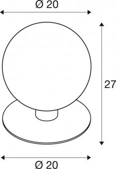 SLV GLOO PURE 27 Pole Outdoor    1001999 