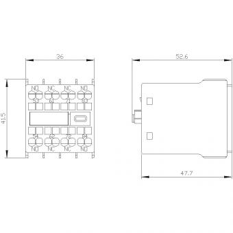 Siemens 3RH29112XA220MA0 Hilfsschalter- 
