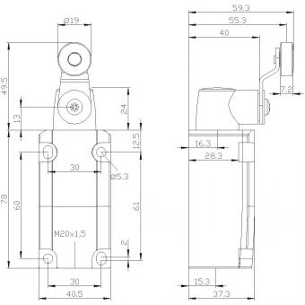 Siemens 3SE51120CH01 SIRIUS Pos.Schalter 