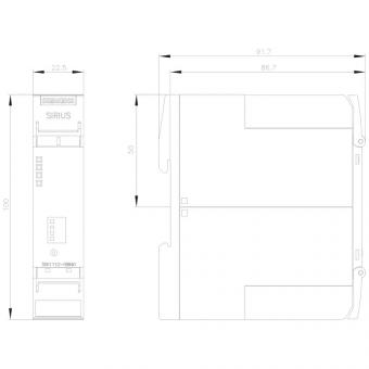 Siemens 3SK11121BB40 SIRIUS Sicherheits- 