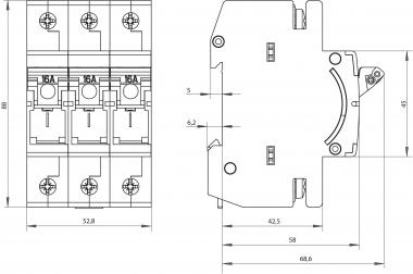 Siemens 5SG76310KK16 MINIZED-Sicherungs- 