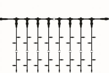 S&H Ersatzstrang f.LED Drape Lite  58317 