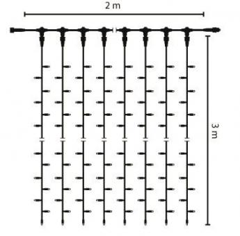 S&H Ersatzstrang f.LED Drape Lite  58862 