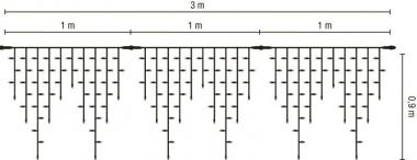 S&H LED-Ice Lite 174 3x0,9m 10,5W  58747 