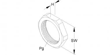 HKL Sechskantmutter            PG48 1420 
