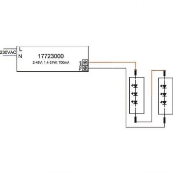 Brumberg LED-Konverter 700mA    17723000 