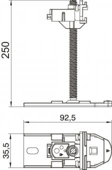 OBO OKA NEVE 250 Nivelliereinheit 