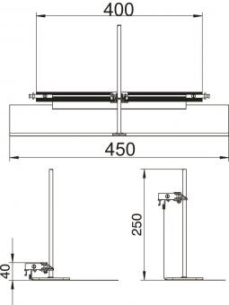 OBO OKA-G40040240ES Kanalendstück 