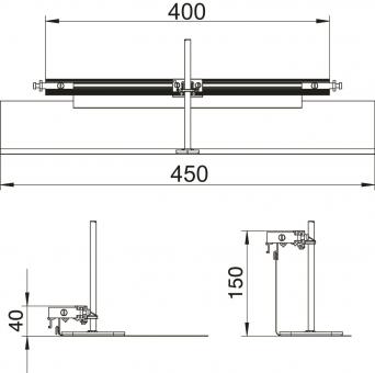 OBO OKA-G40040150ES Kanalendstück 