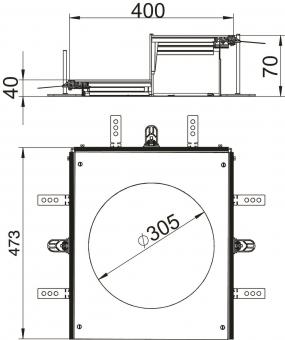 OBO OKA-W A 4030R9 Anbaueinheit f.OKA-W 