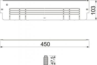 OBO ASH 350-4 240 Höhenausgleich-Bausatz 