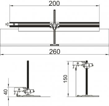 OBO OKA-G20040150FBL Abzweig links 