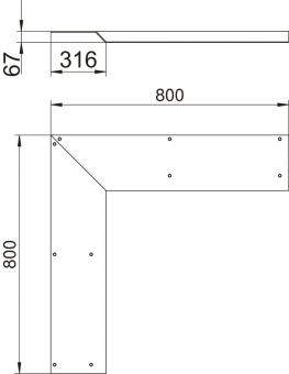 OBO AIKF IAE 25070 Inneneck-Blinddeckel 