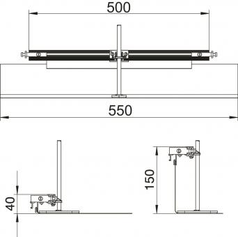 OBO OKA-G50040150ES Kanalendstück 