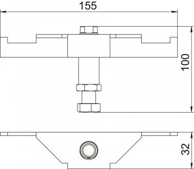 OBO DSSL2 105 Schwerlaststütze 