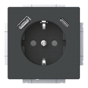 BJ SCHUKO -/USB-A+C    20 EUCB2USBAC-885 