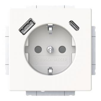 BJ SCHUKO -/USB-A+C    20 EUCB2USBAC-884 