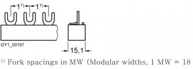 Siemens 5ST2192 Gabelsammelschiene 