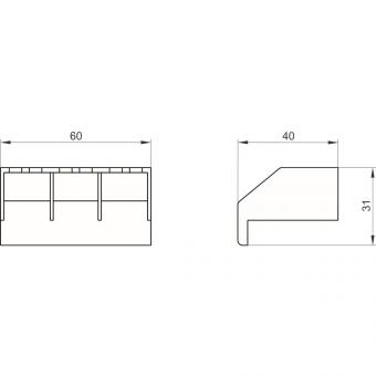 Siemens 3LD92510A Klemmenabdeckung 3p 