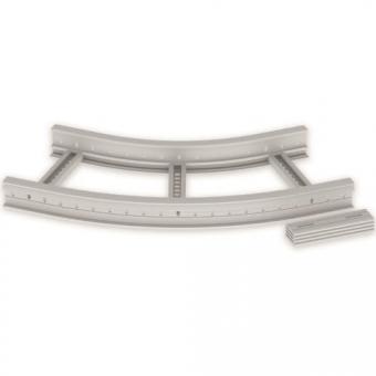 Flachbogen 45  halogenfrei grau 85x400 R 