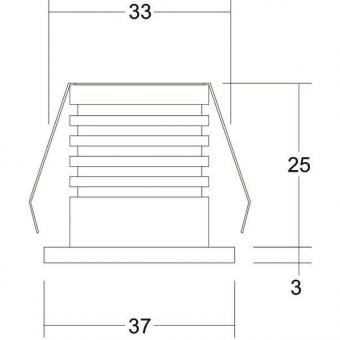 BRUM LED-Lichtpunkt, rund       12053173 